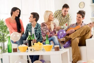 Group of Young People at a Party