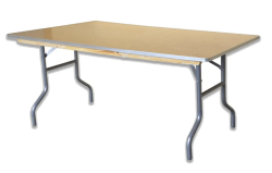 6' Wooden Table